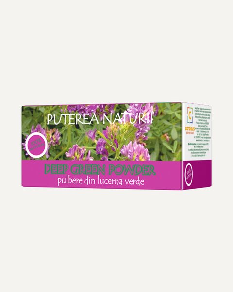 Deep Green pulbere din lucerna verde, 30 pliculete